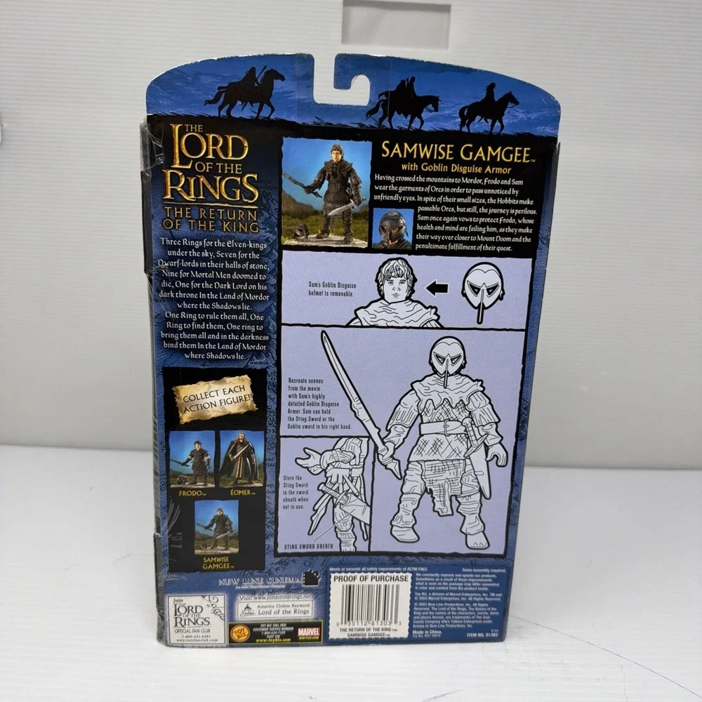 Lord Of The Rings LOTR ROTK | Samwise‎ Gamgee in Goblin Armor Figure | Toybiz